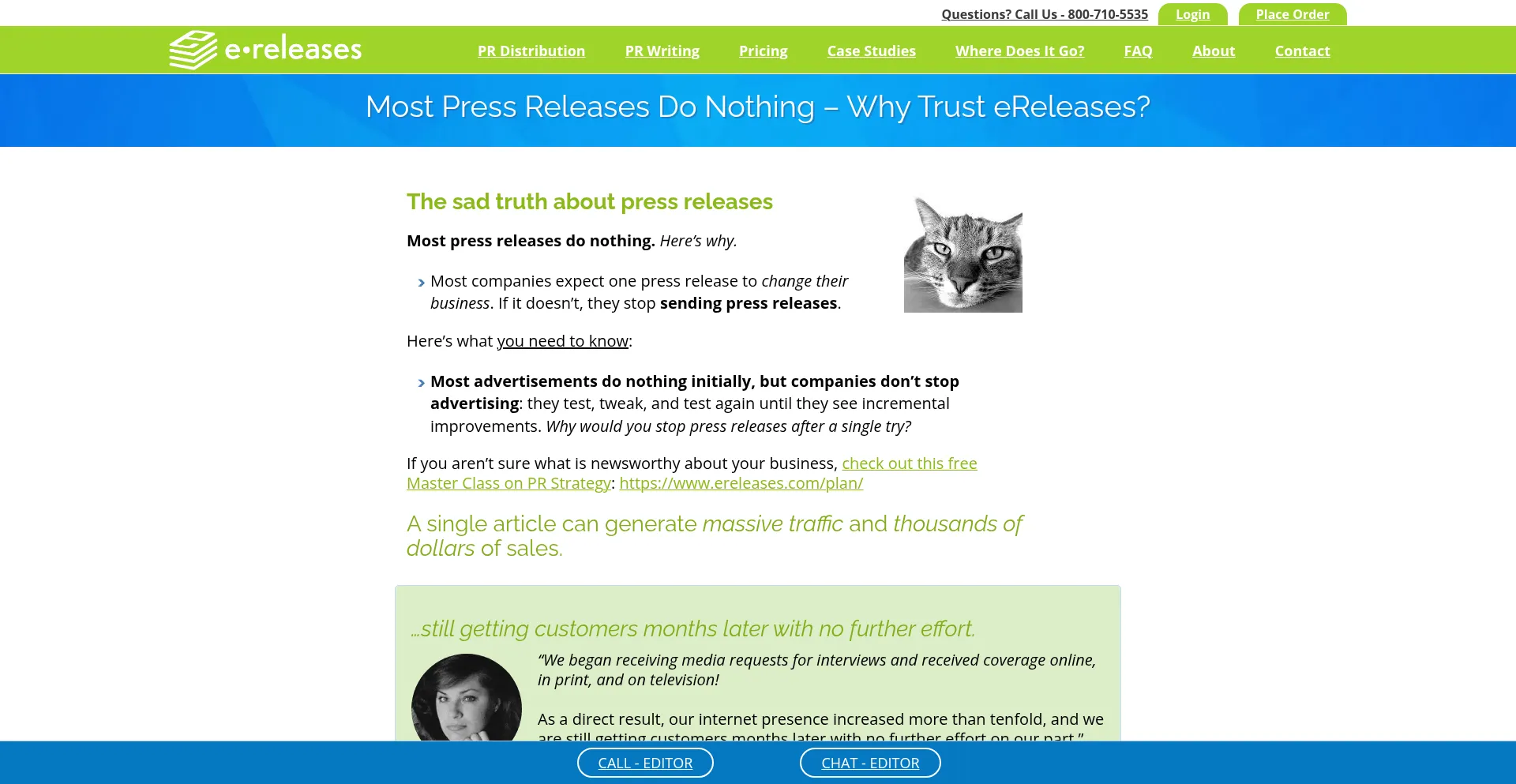 Website screenshot of Firstwire.com