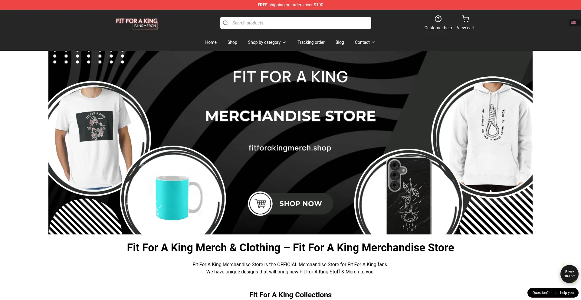 Fitforakingmerch.shop