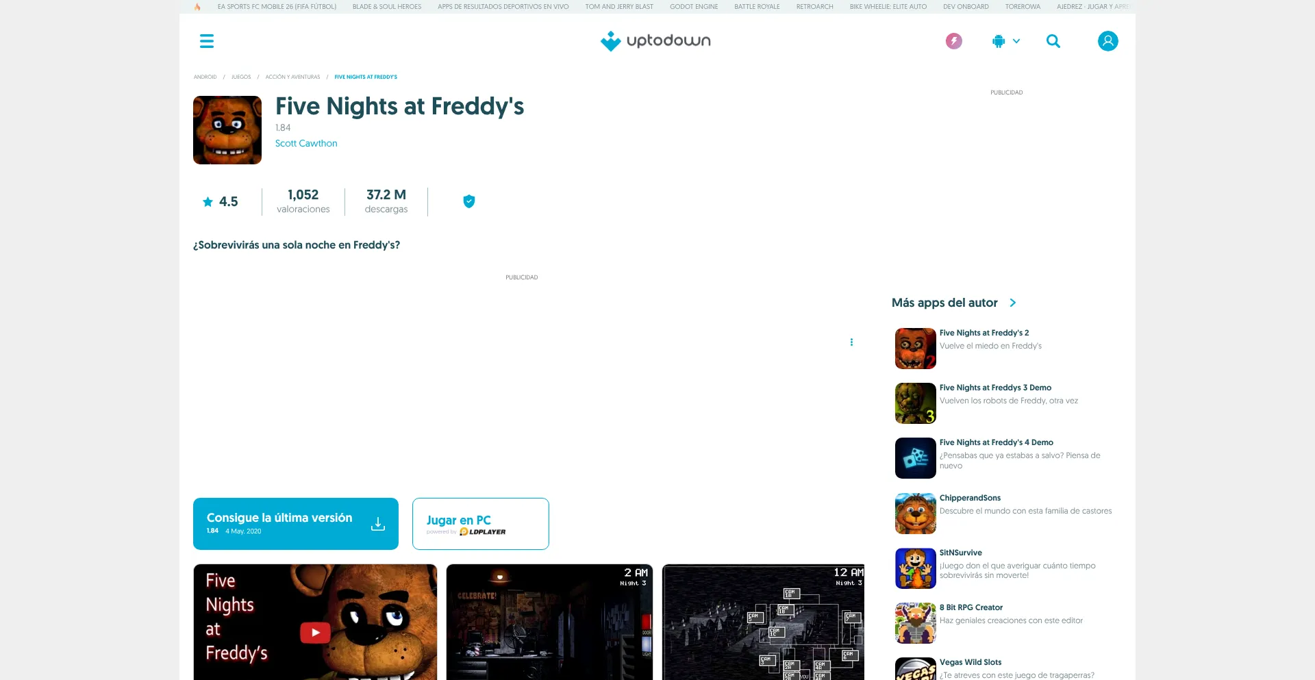 Five-nights-at-freddys.uptodown.com