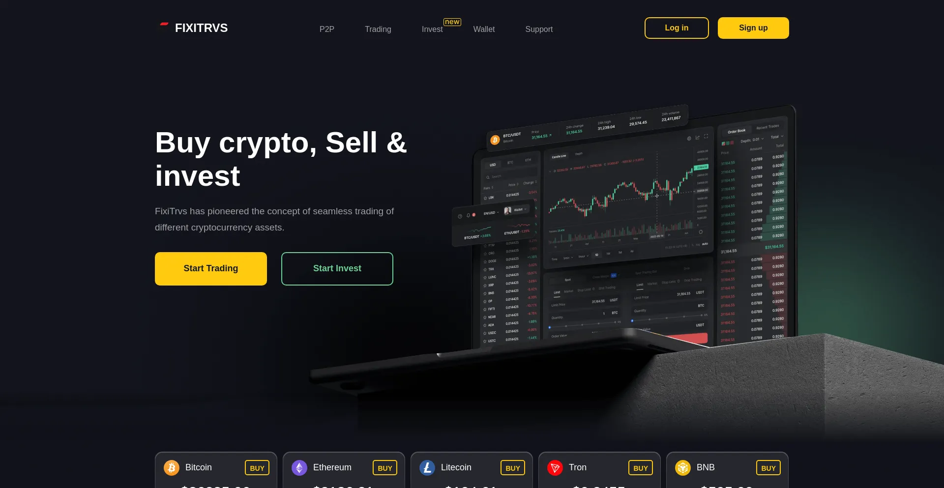 Website screenshot of Fixitrvs.com