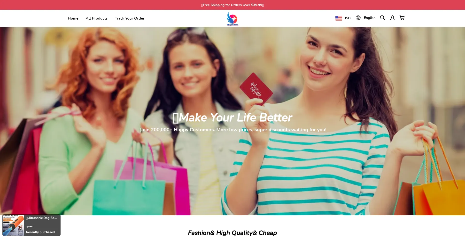 Website screenshot of Flavoriltorn.com