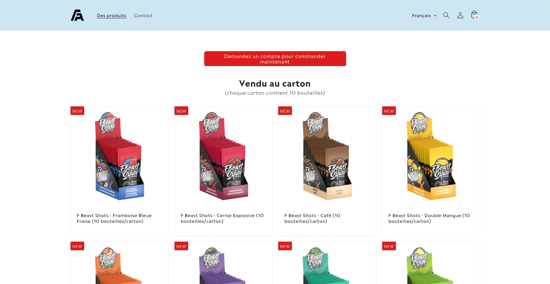 Website screenshot of Flavouralchemy.com