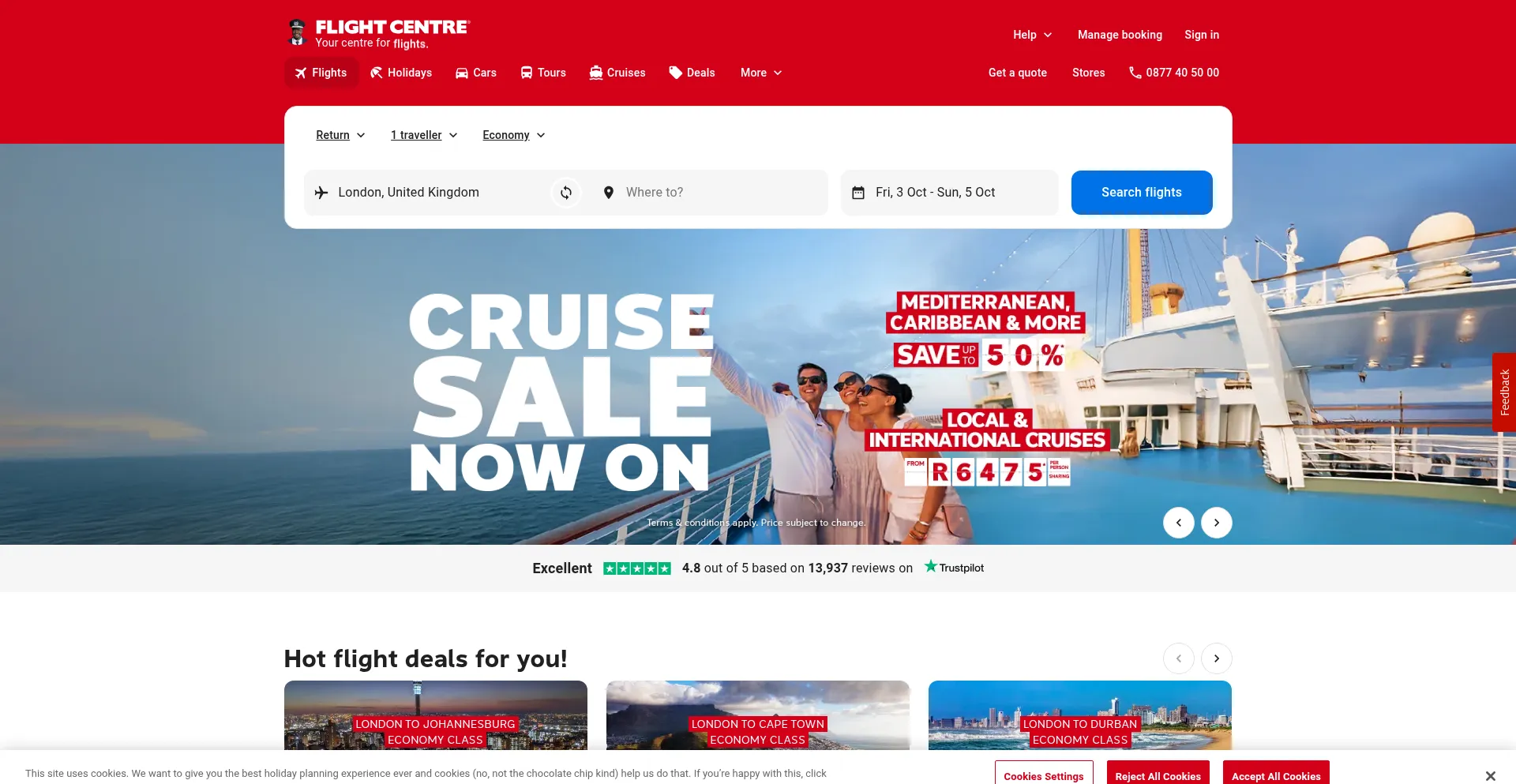 Flightcentre.co.za