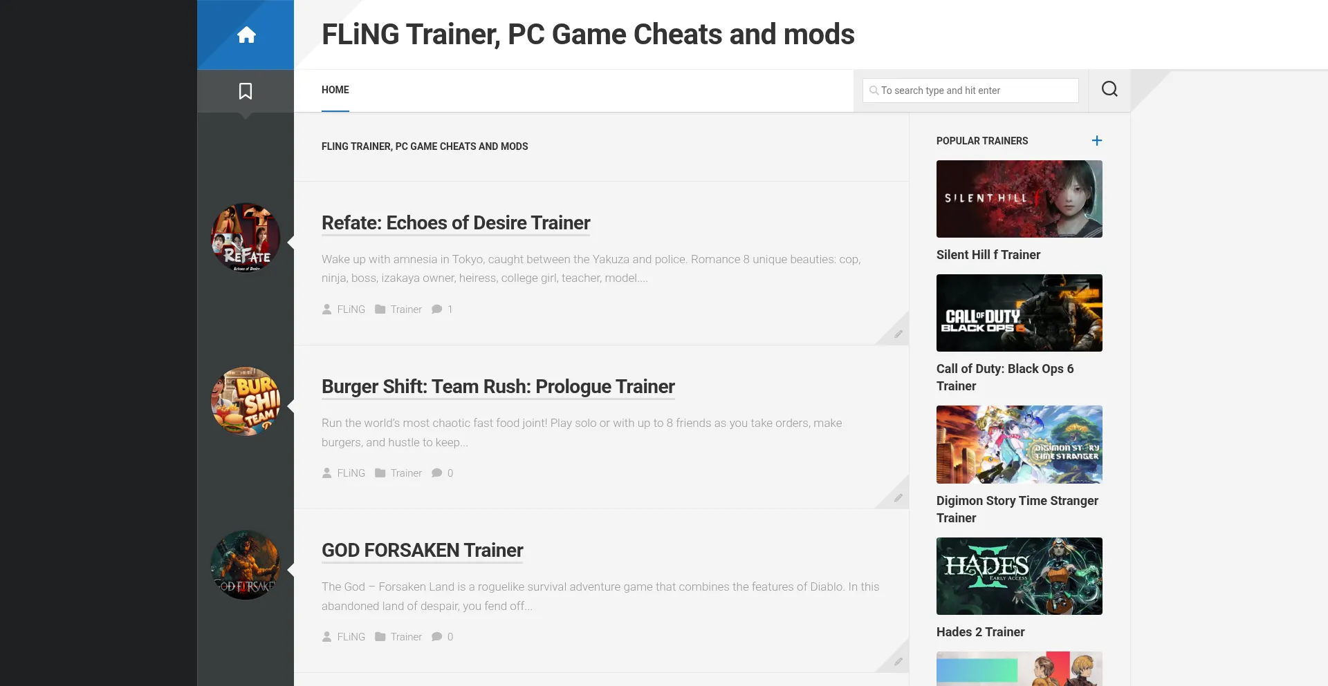 Flingtrainer.io