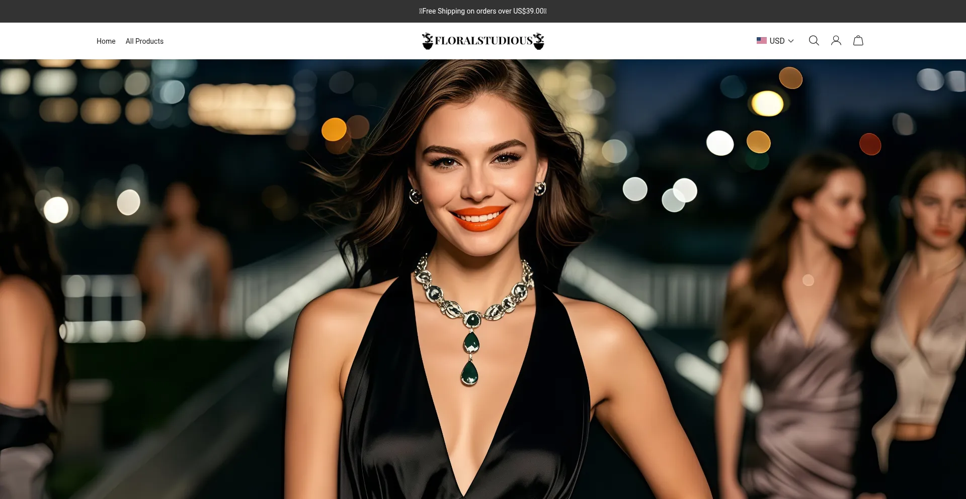 Website screenshot of Floralstudious.com