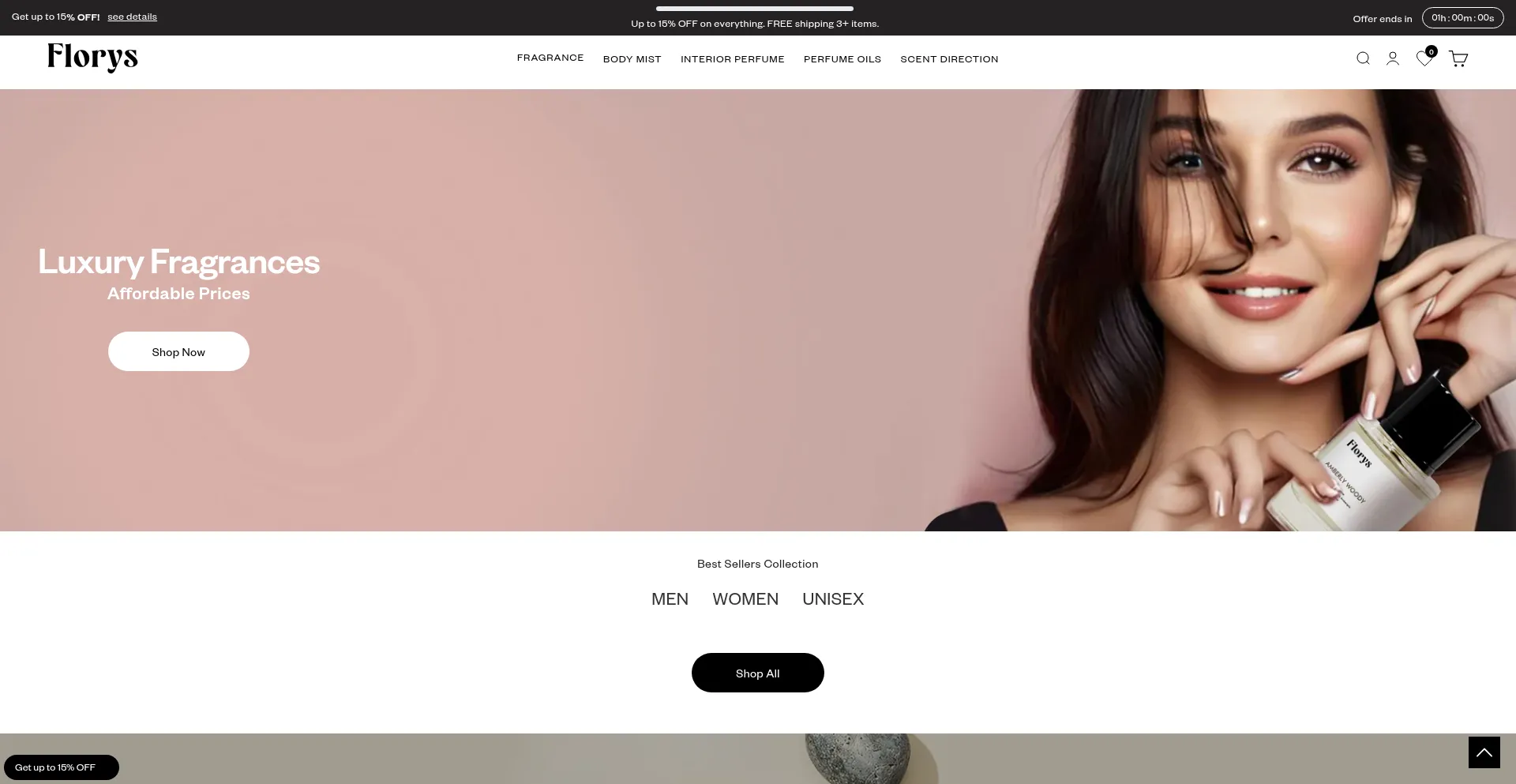 Website screenshot of Florys.co
