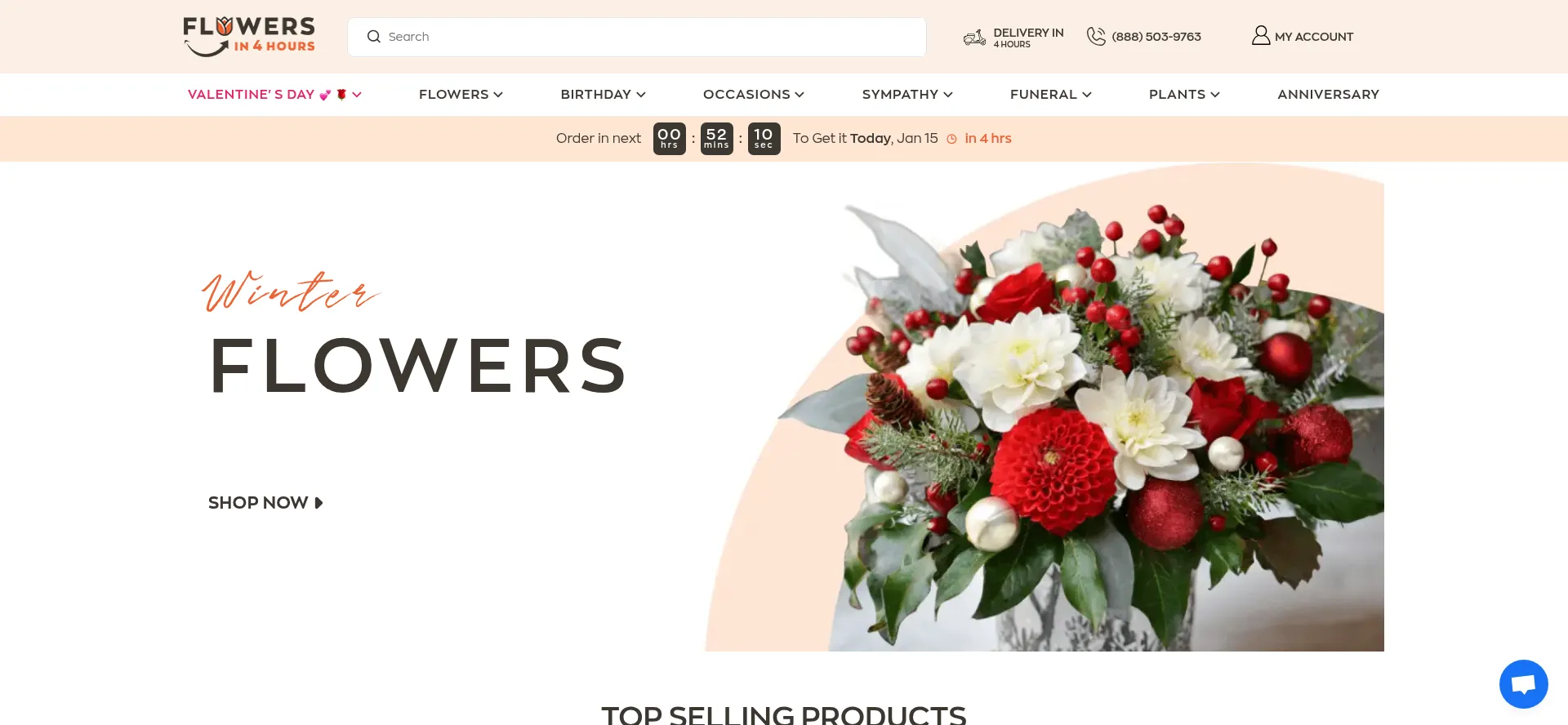 Flowersin4hours.com