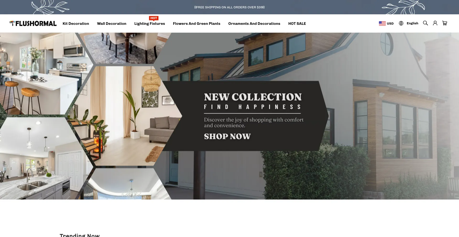Website screenshot of Flushormal.com