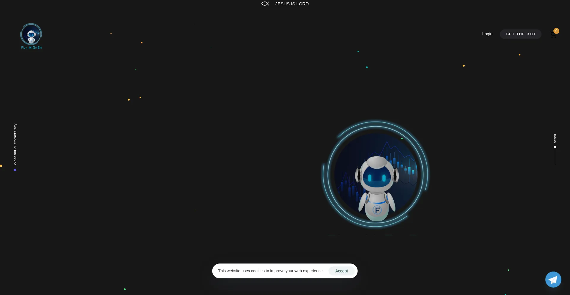 Website screenshot of Flyhighernova.com