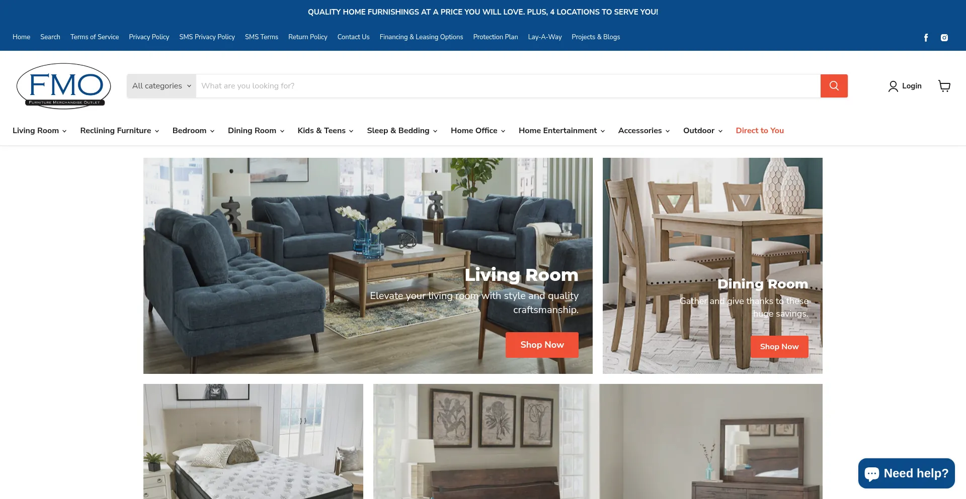 Website screenshot of Fmotn.com