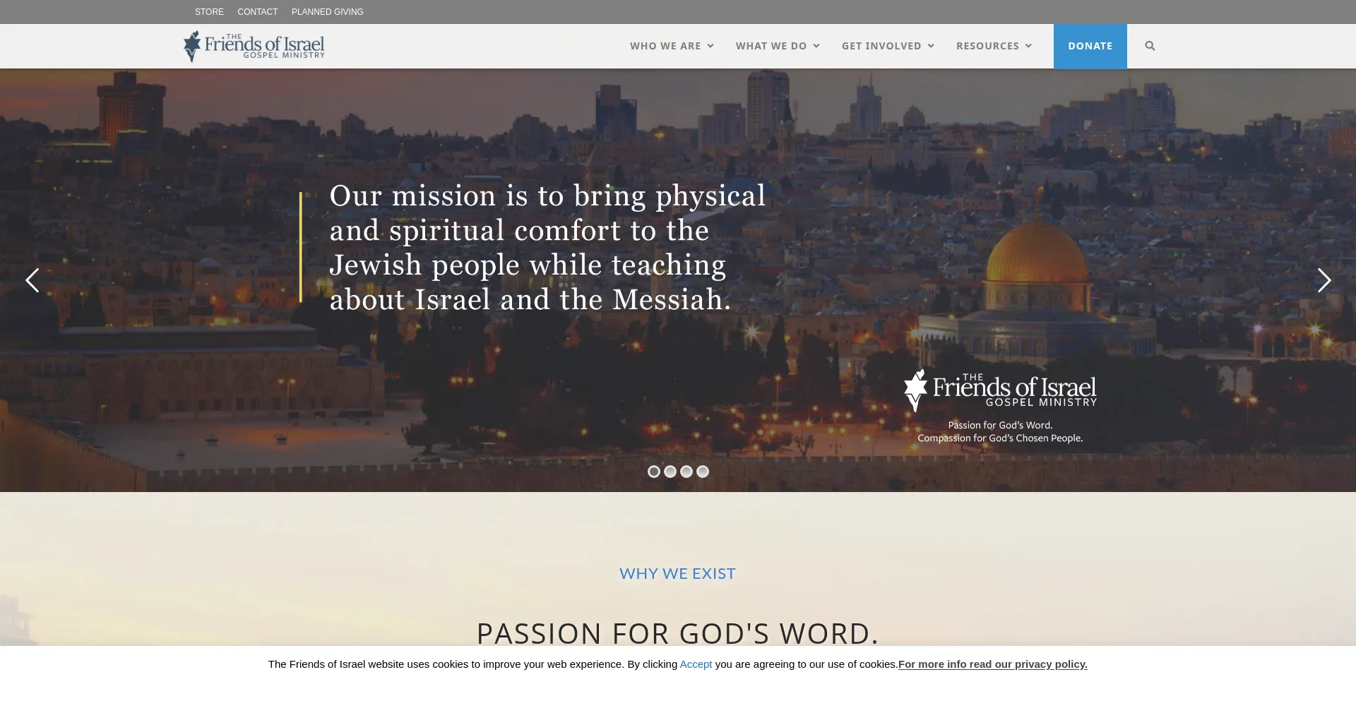Website screenshot of Foi.org