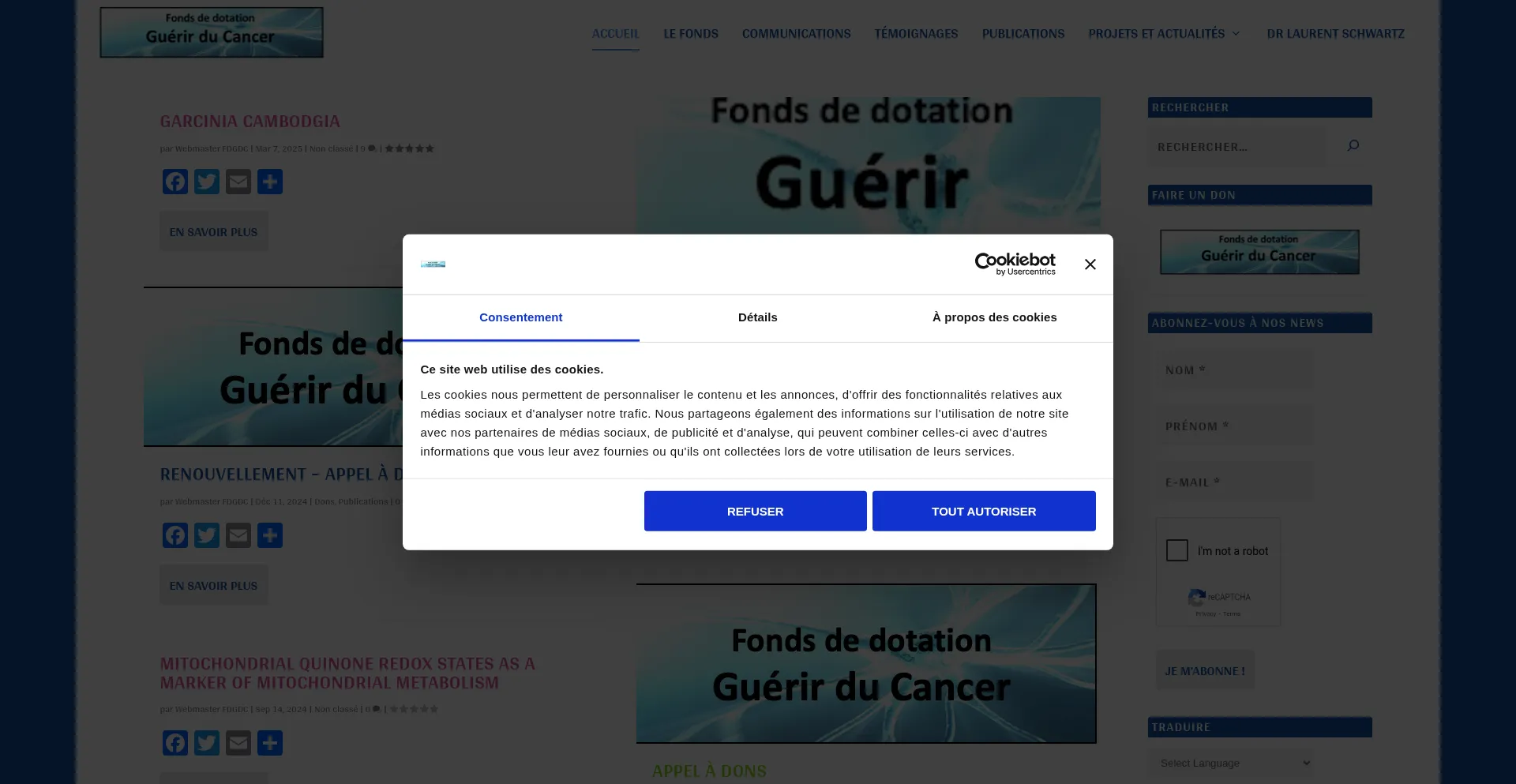 Fondsguerirducancer.fr