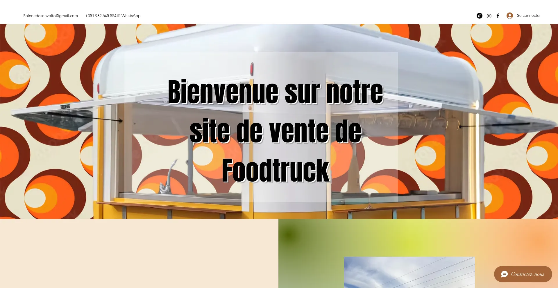 Website screenshot of Foodtruckpt.com