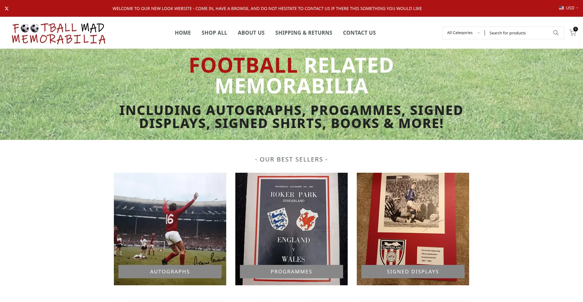 Footballmadmemorabilia.com