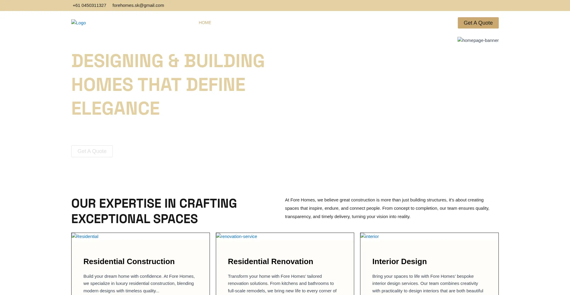Forehomes.com.au