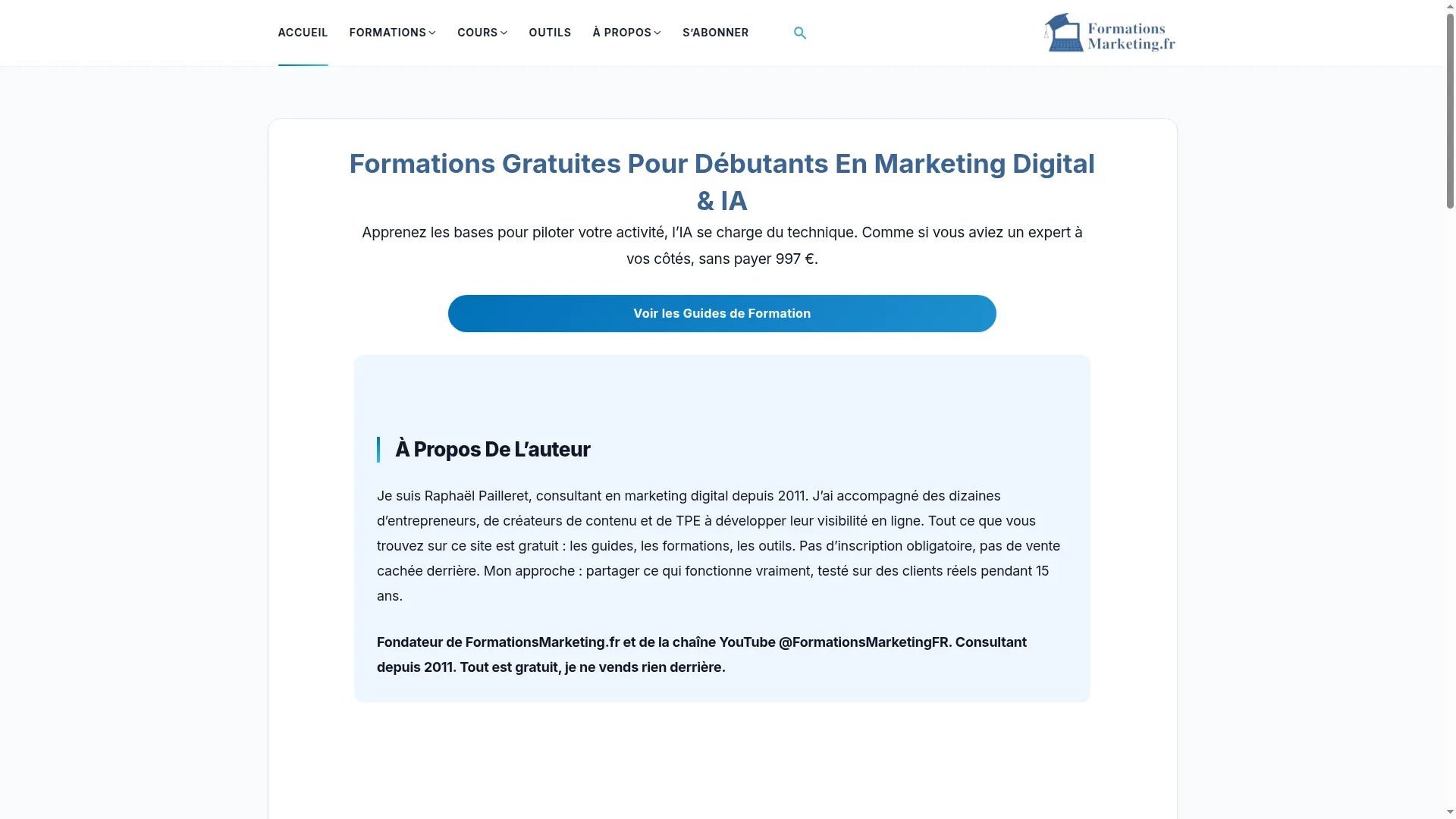 Formationsmarketing.fr