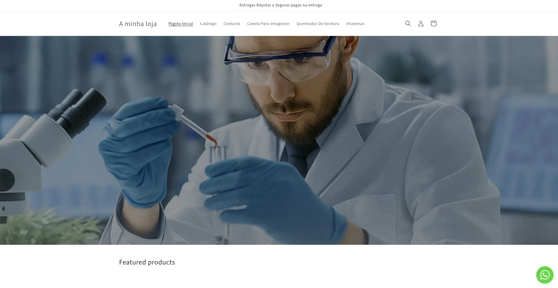 Website screenshot of Formulaforte.store