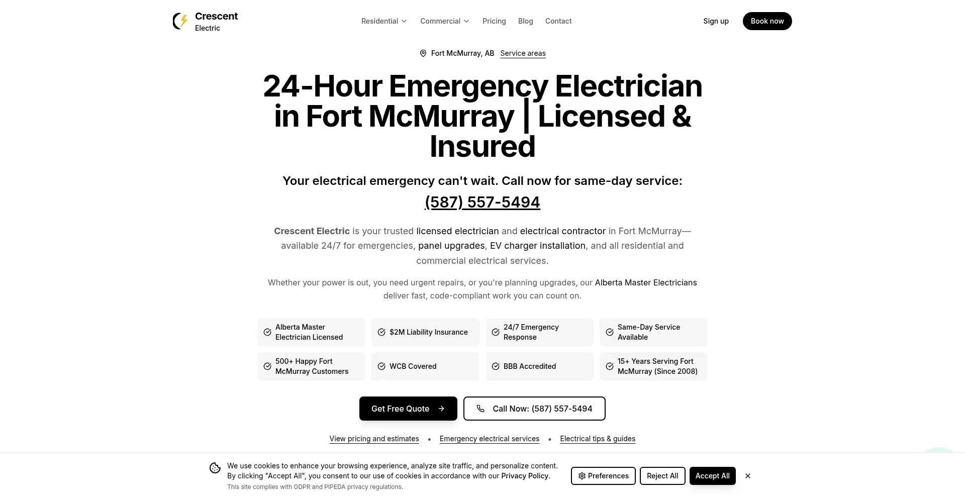 Fortmcmurrayelectrician.ca