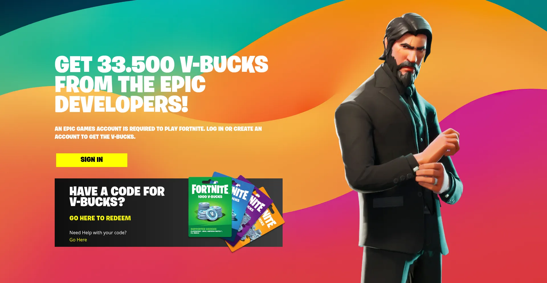 Website screenshot of Fortnitejet.com
