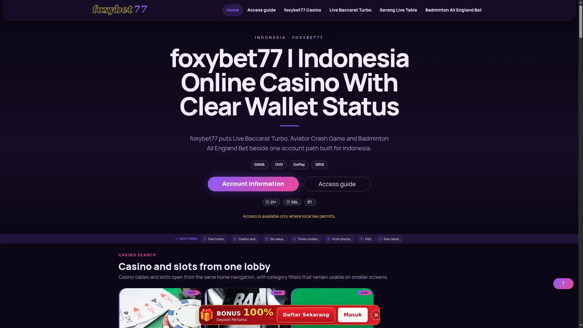 Foxybet77.bet
