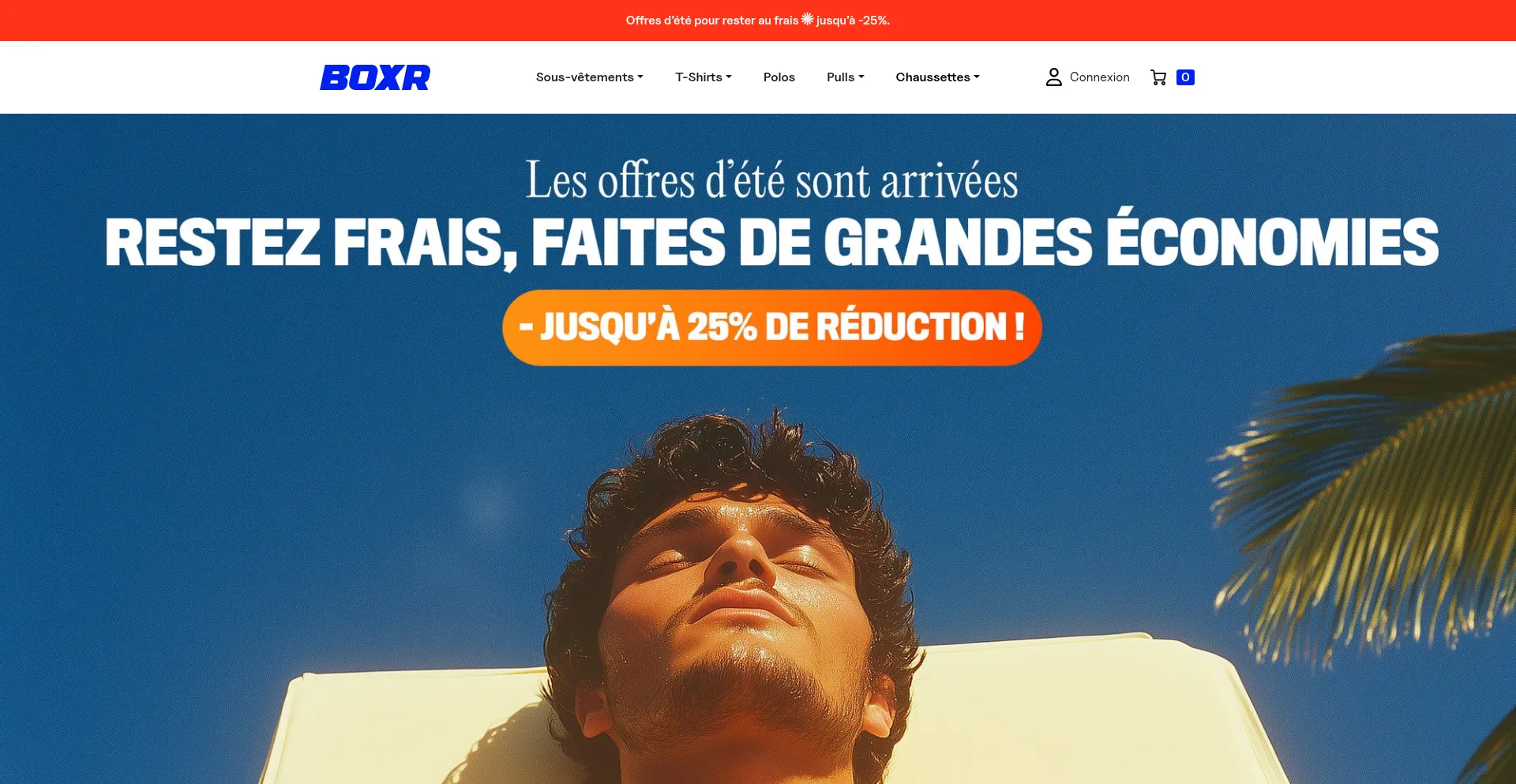 Website screenshot of Fr.boxrstore.com
