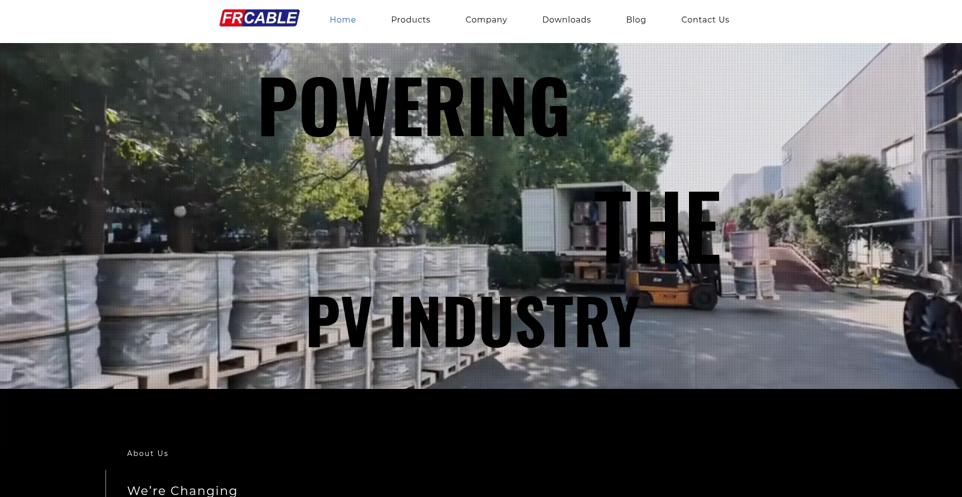 Website screenshot of Fr-cable.us