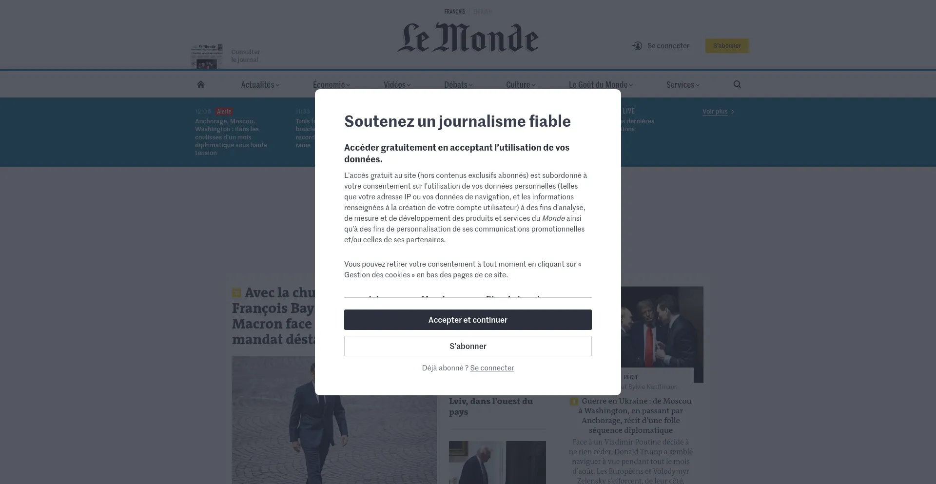 Website screenshot of Fr-espace-suivi.com