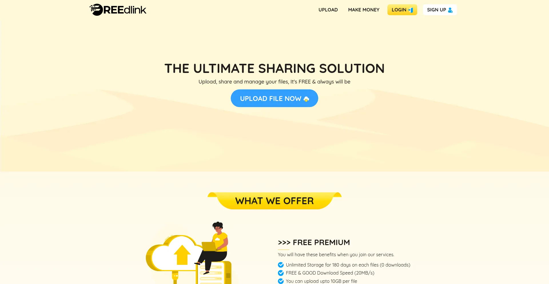 Website screenshot of Frdl.is