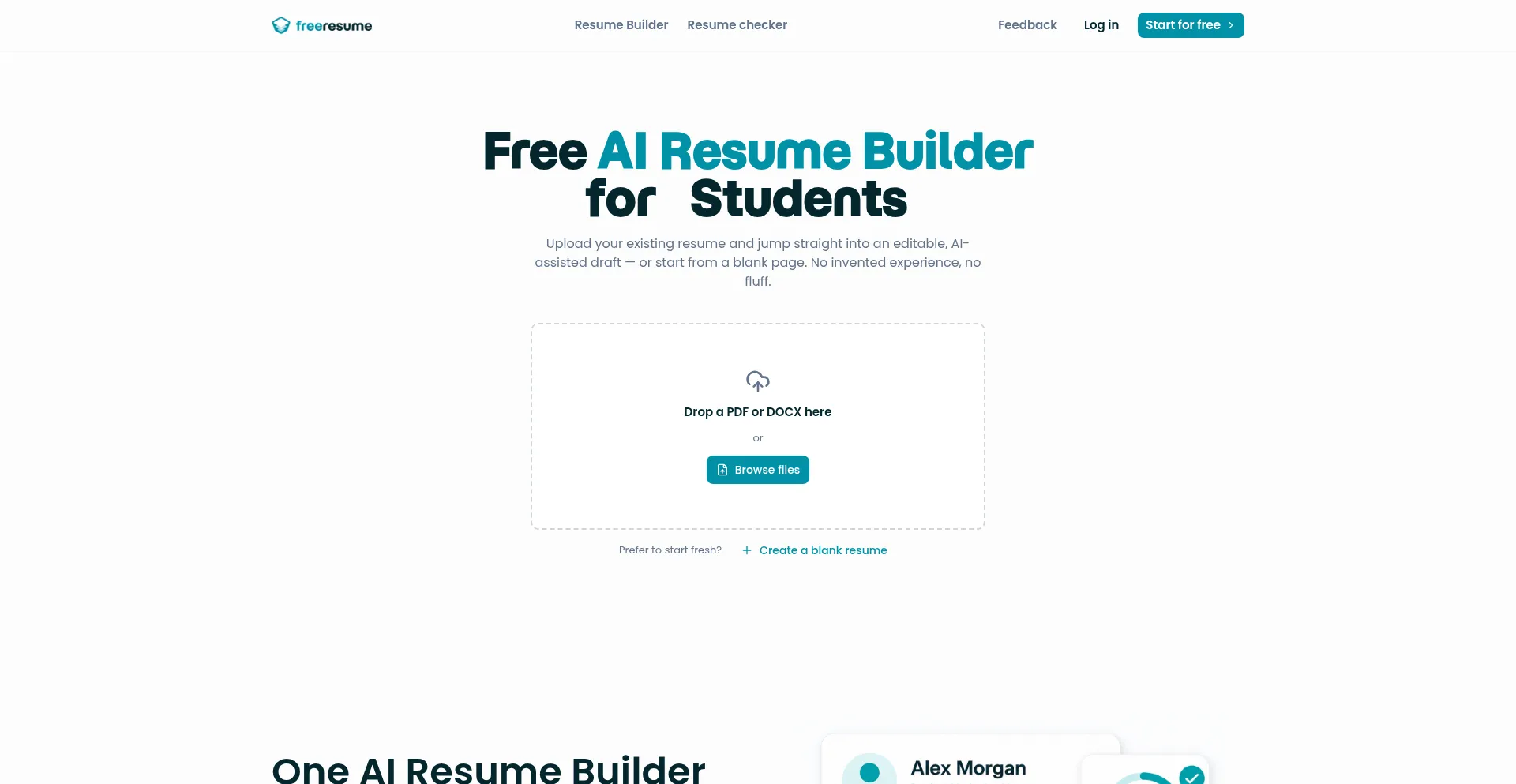 Freeresume.ai