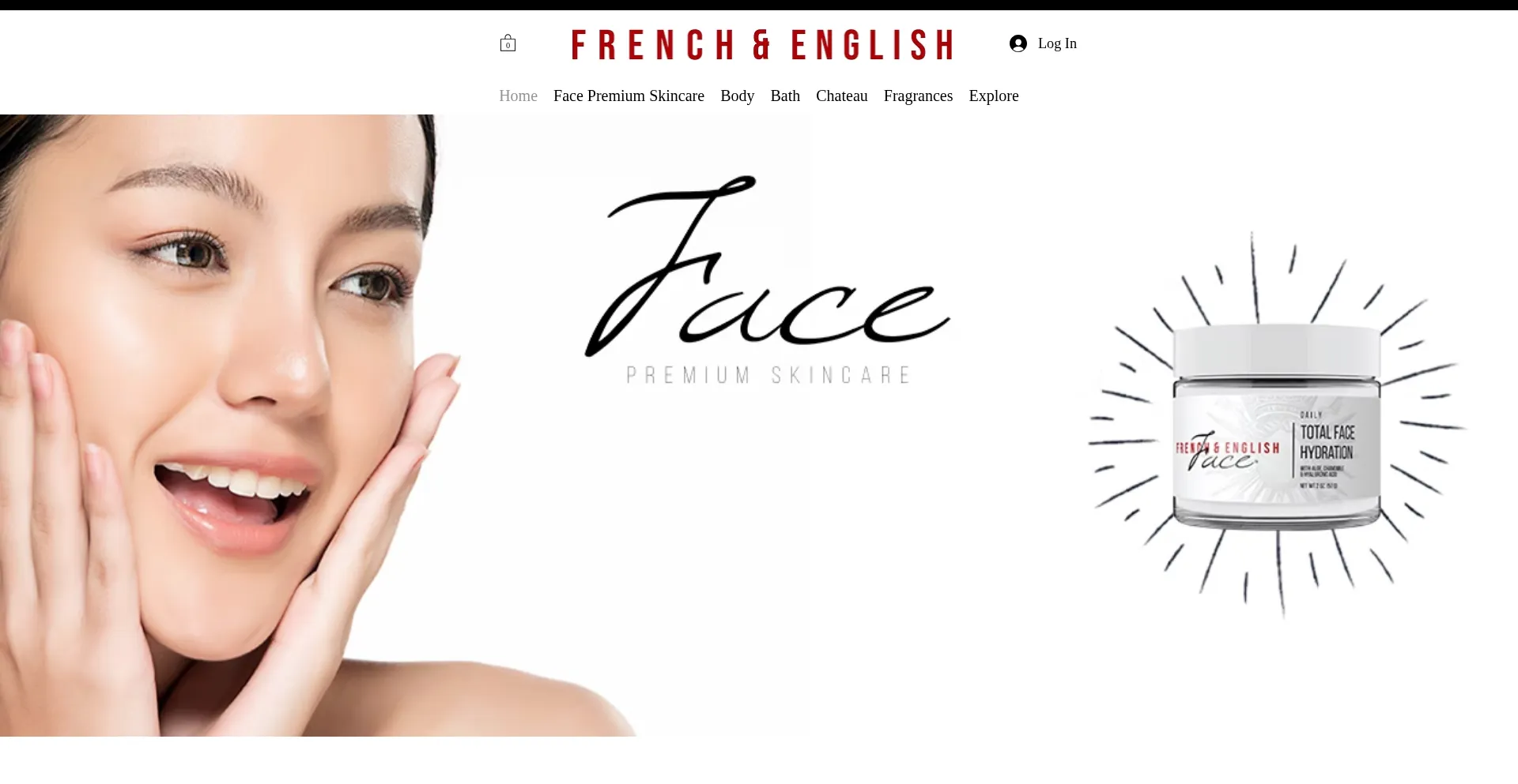 Website screenshot of Frenchandenglishonline.com