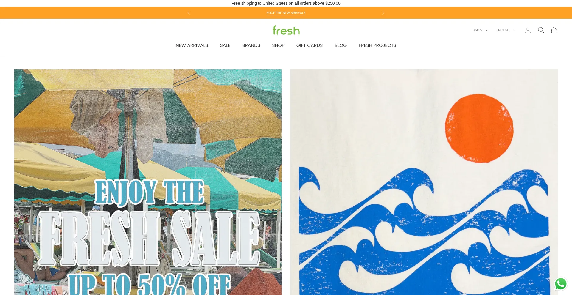 Website screenshot of Freshstoretorino.us