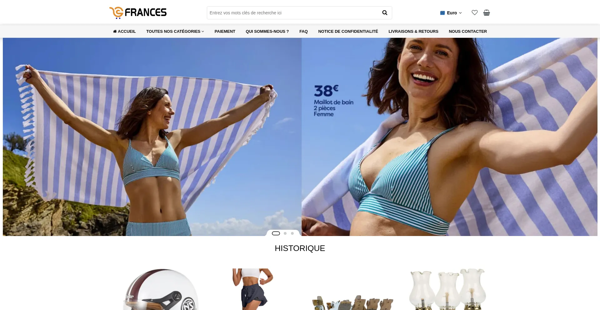 Website screenshot of Frsacsonline.com
