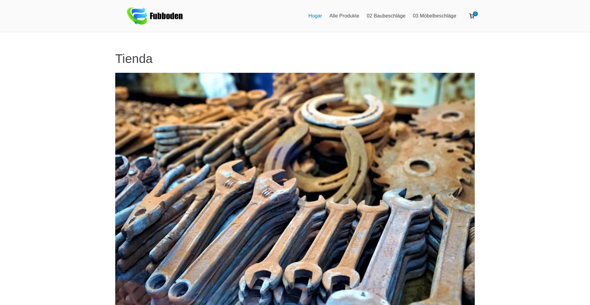 Website screenshot of Fubboden.com