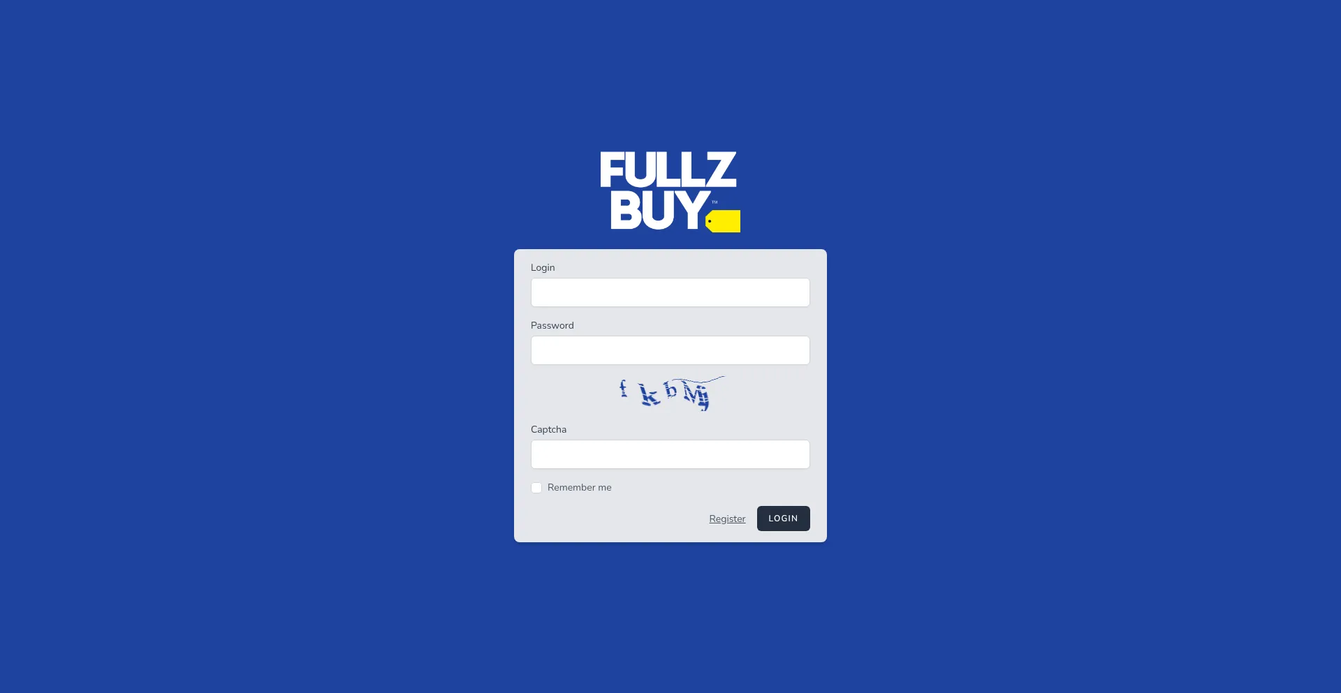 Website screenshot of Fullzbuy.org