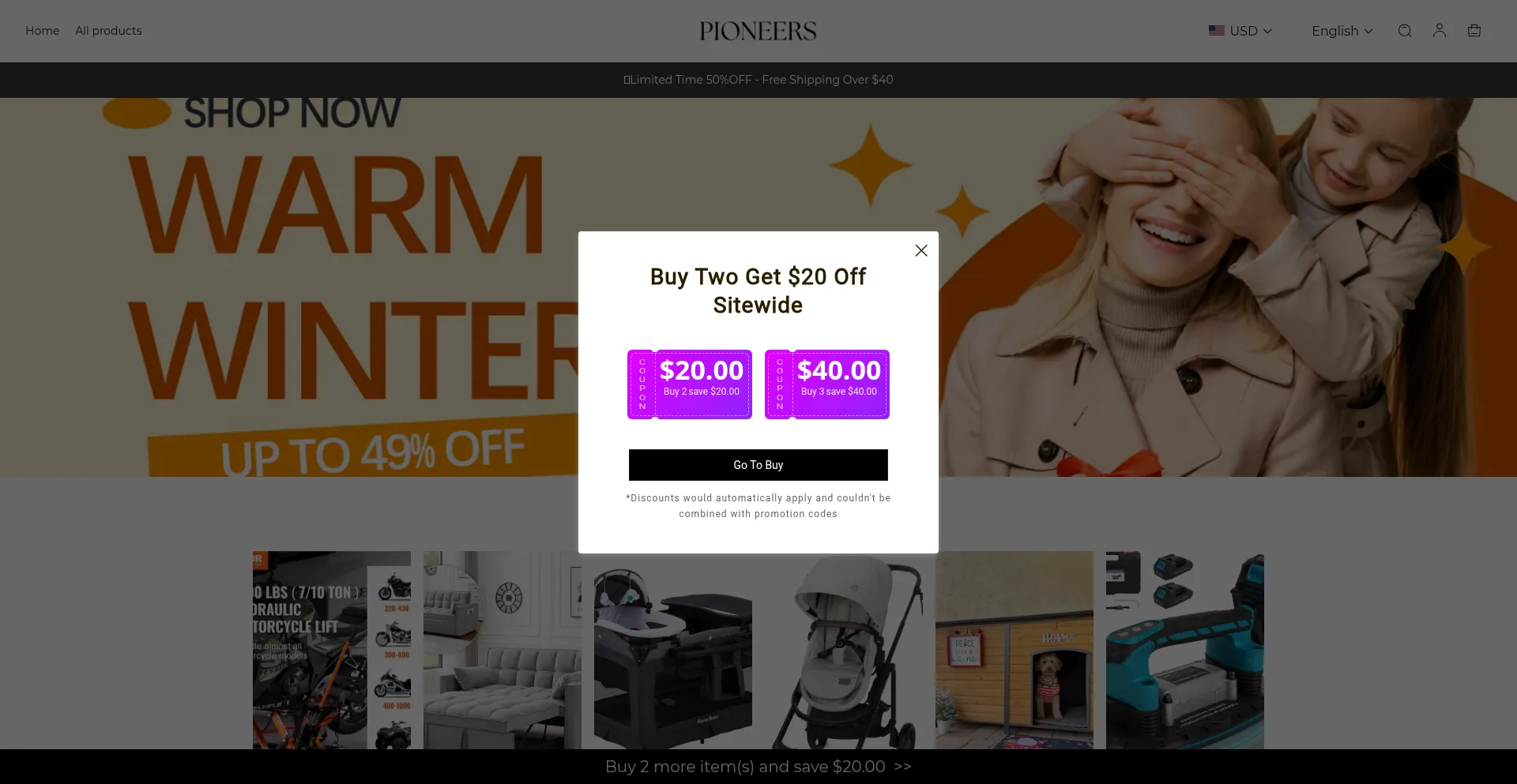 Website screenshot of Funamst.com