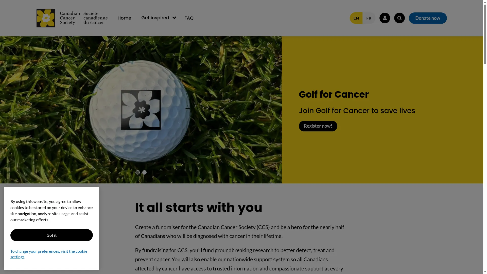 Fundraisemyway.cancer.ca