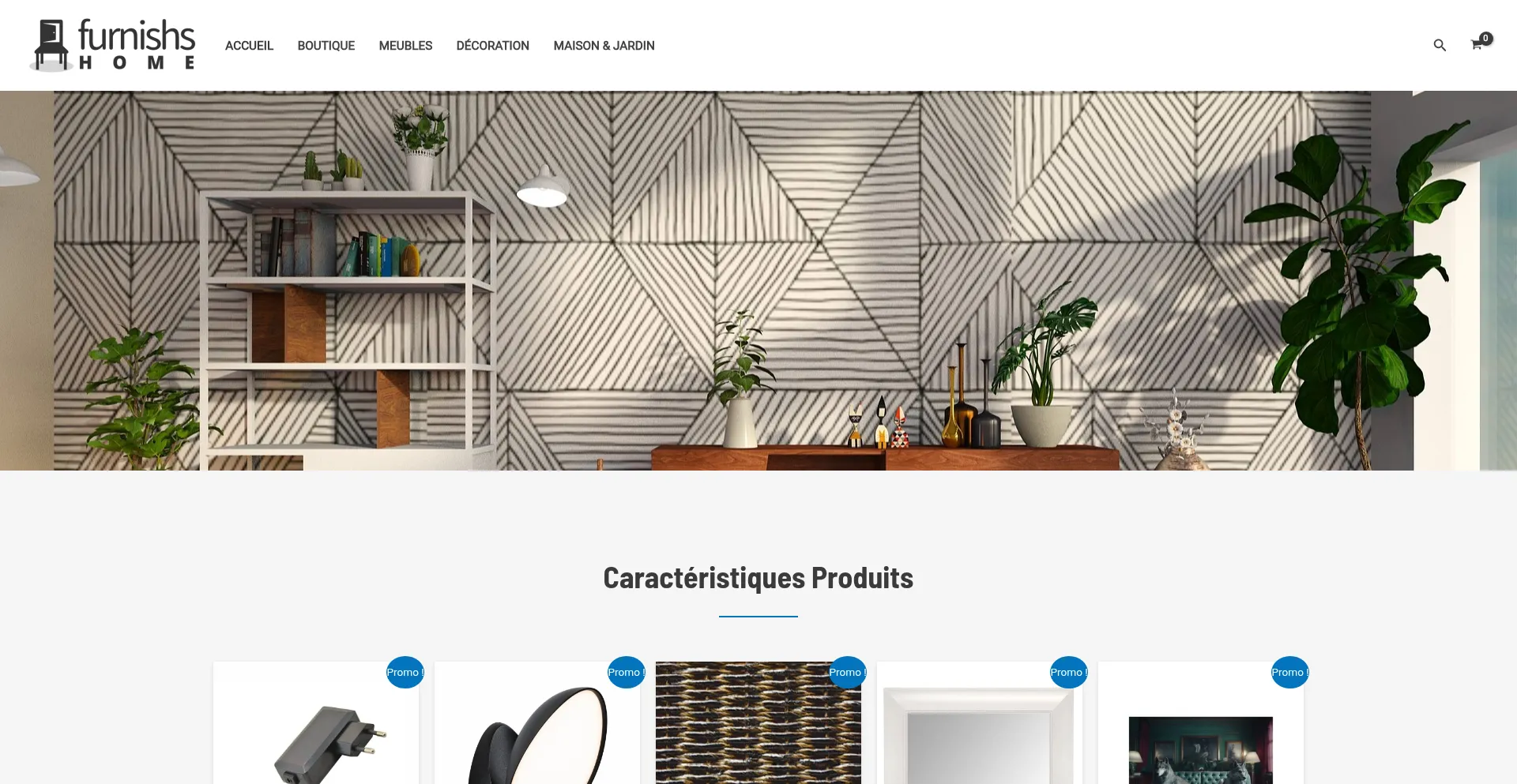 Website screenshot of Furnishshome.com