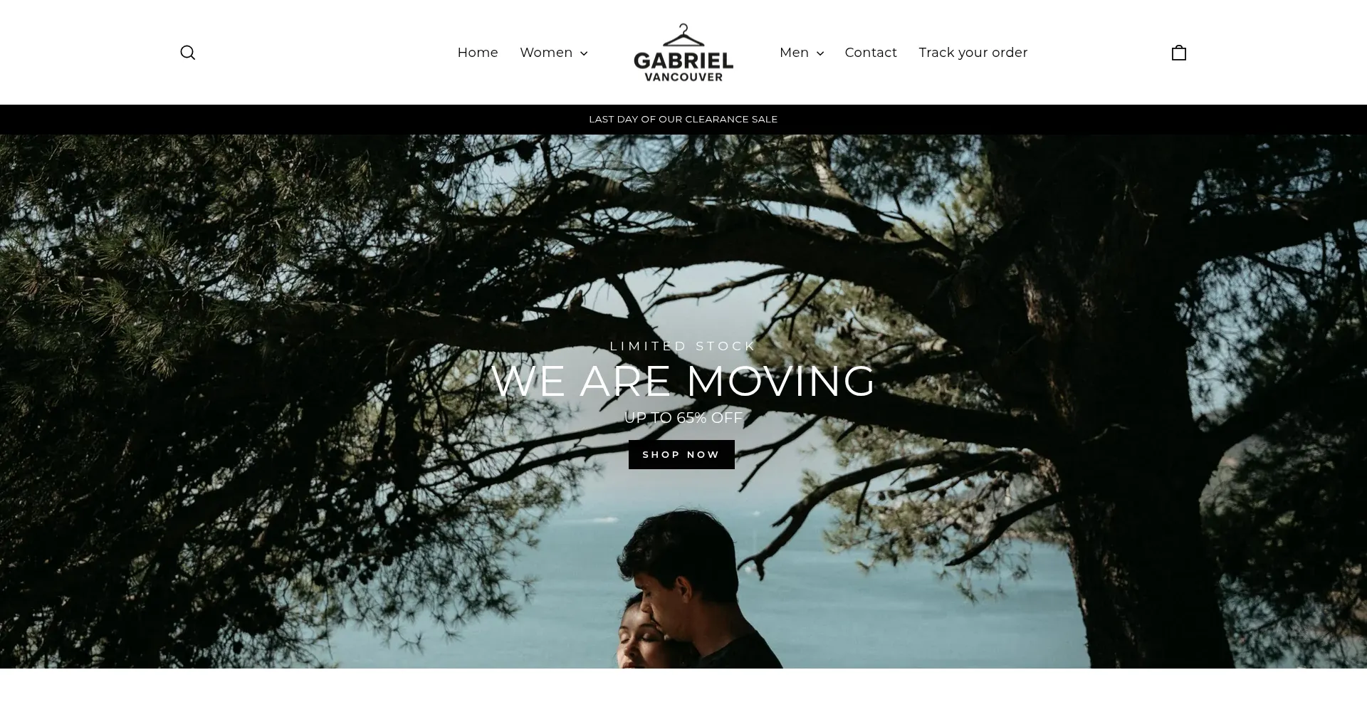 Website screenshot of Gabrielvancouver.com