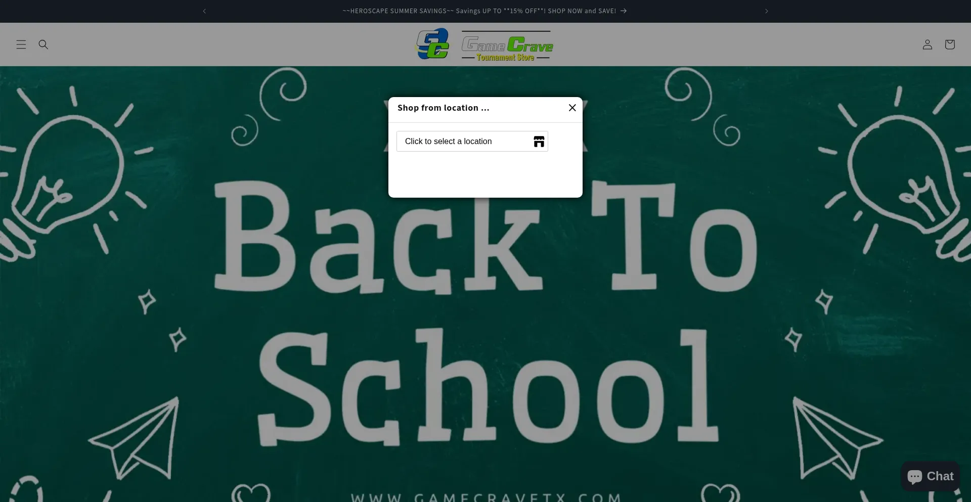 Website screenshot of Gamecravetx.com