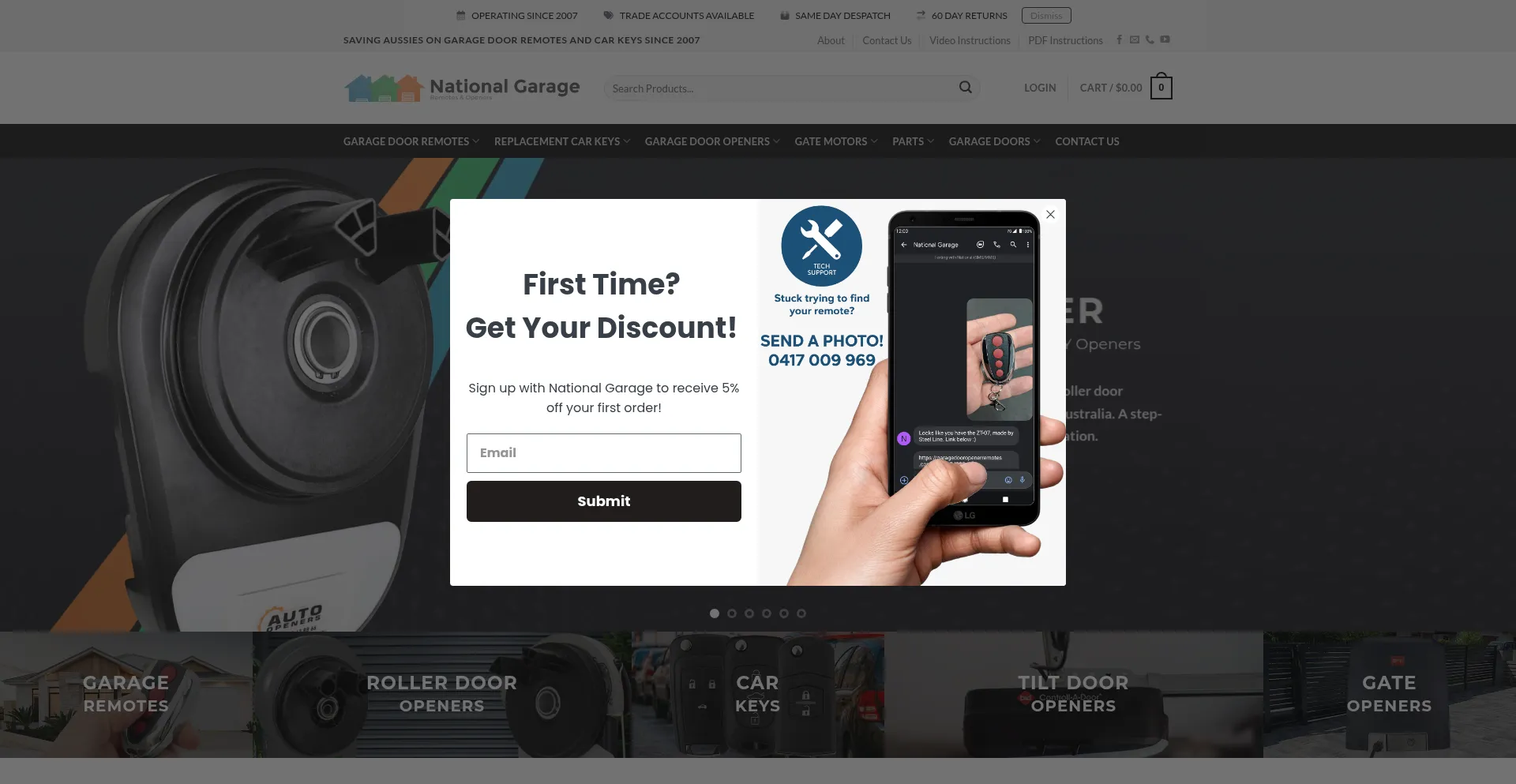 Garagedooropenerremotes.com.au