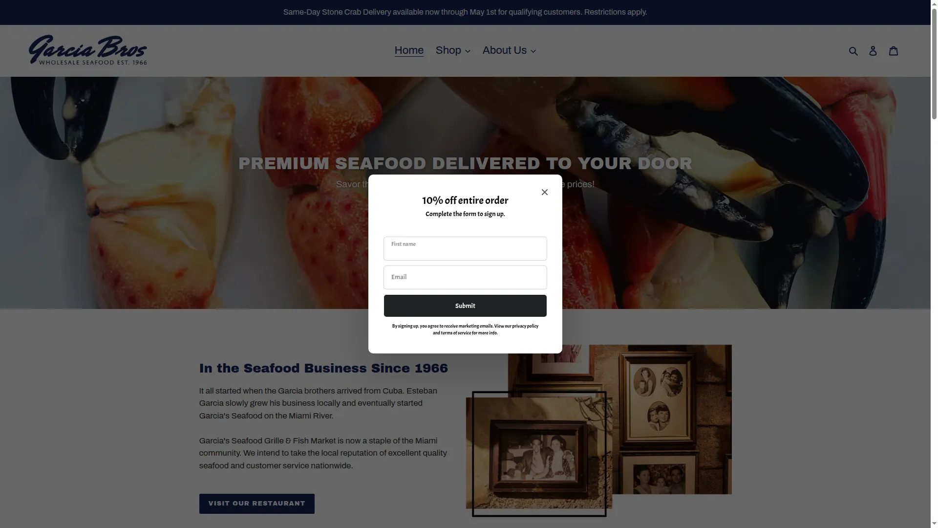 Garciabrosseafood.com