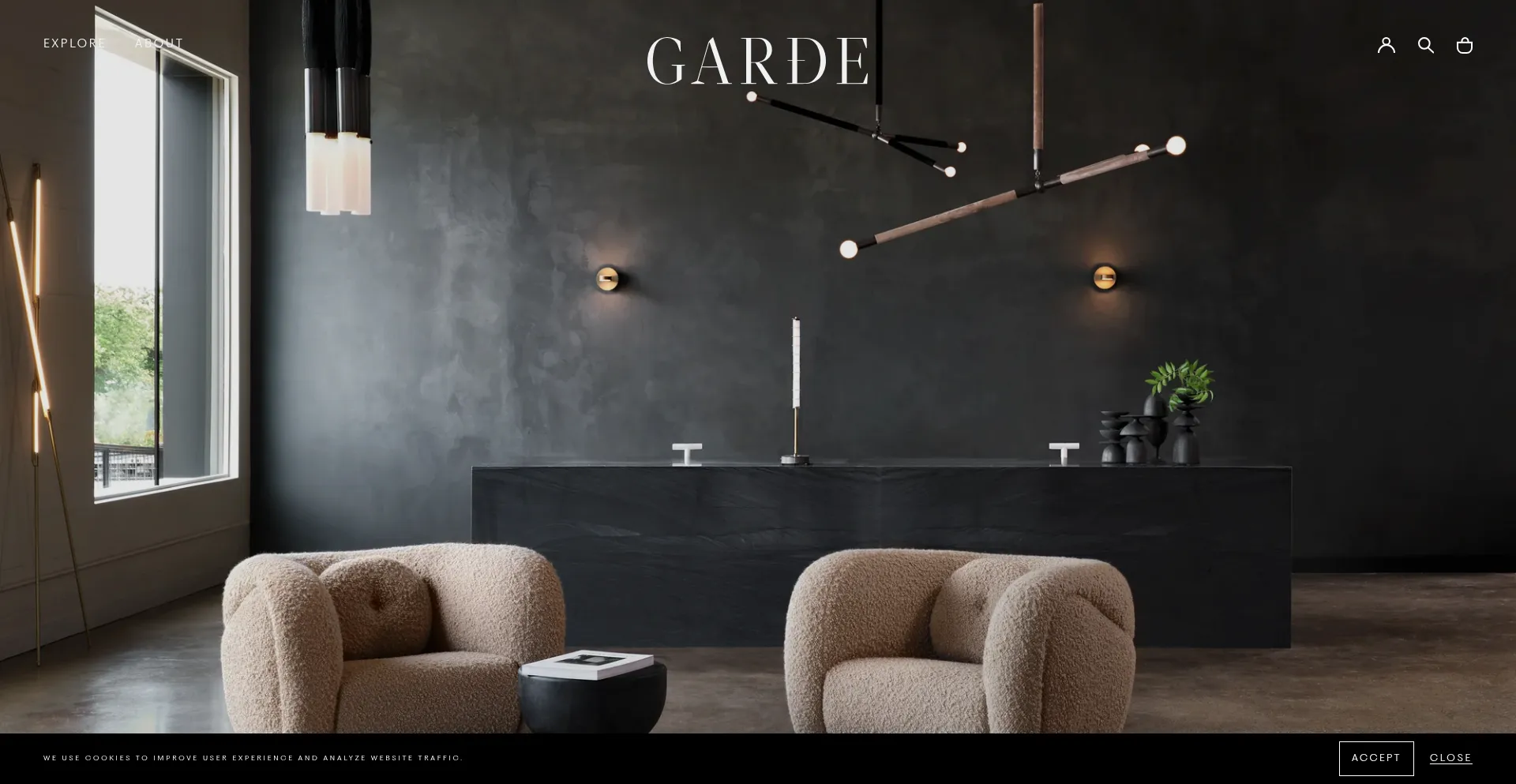 Website screenshot of Gardeshop.com