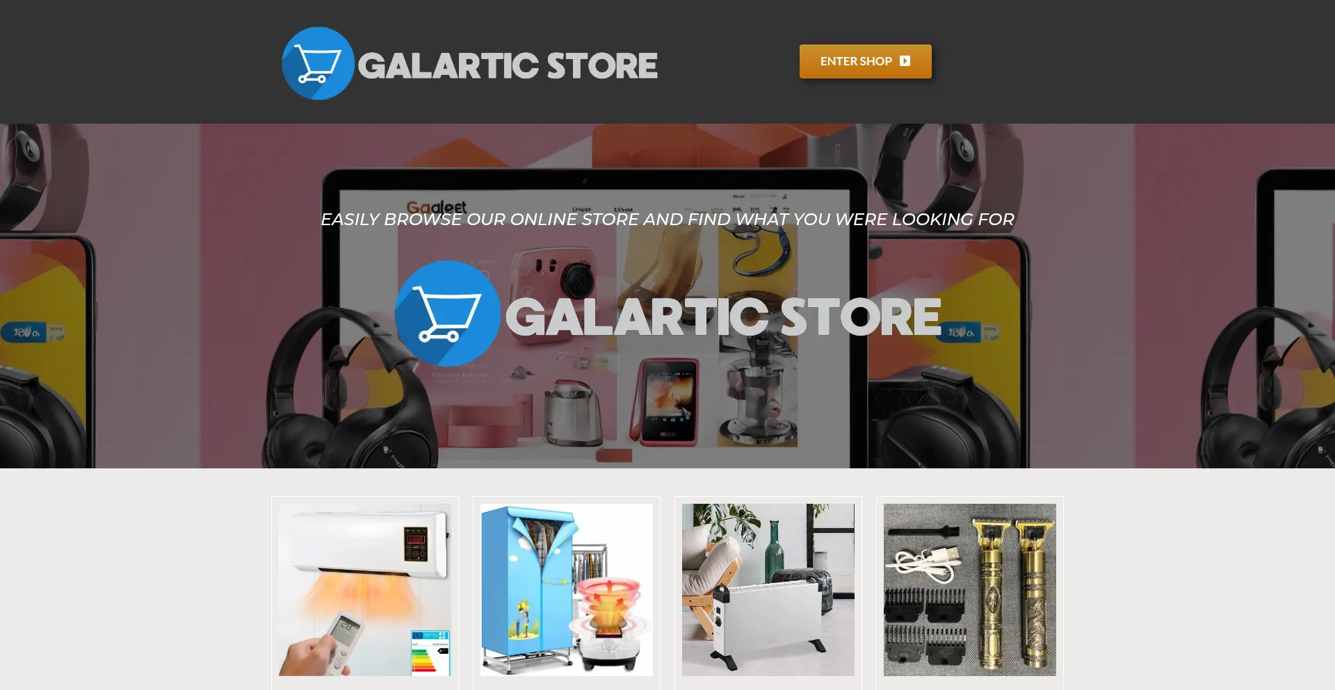 Website screenshot of Garticstore.com