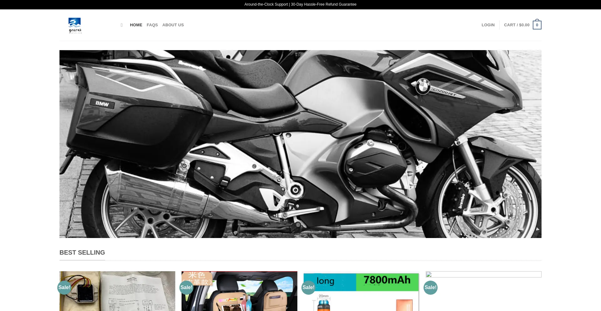 Website screenshot of Gearxk.com