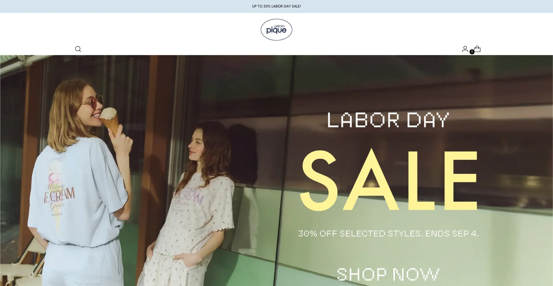 Website screenshot of Gelatopique.com