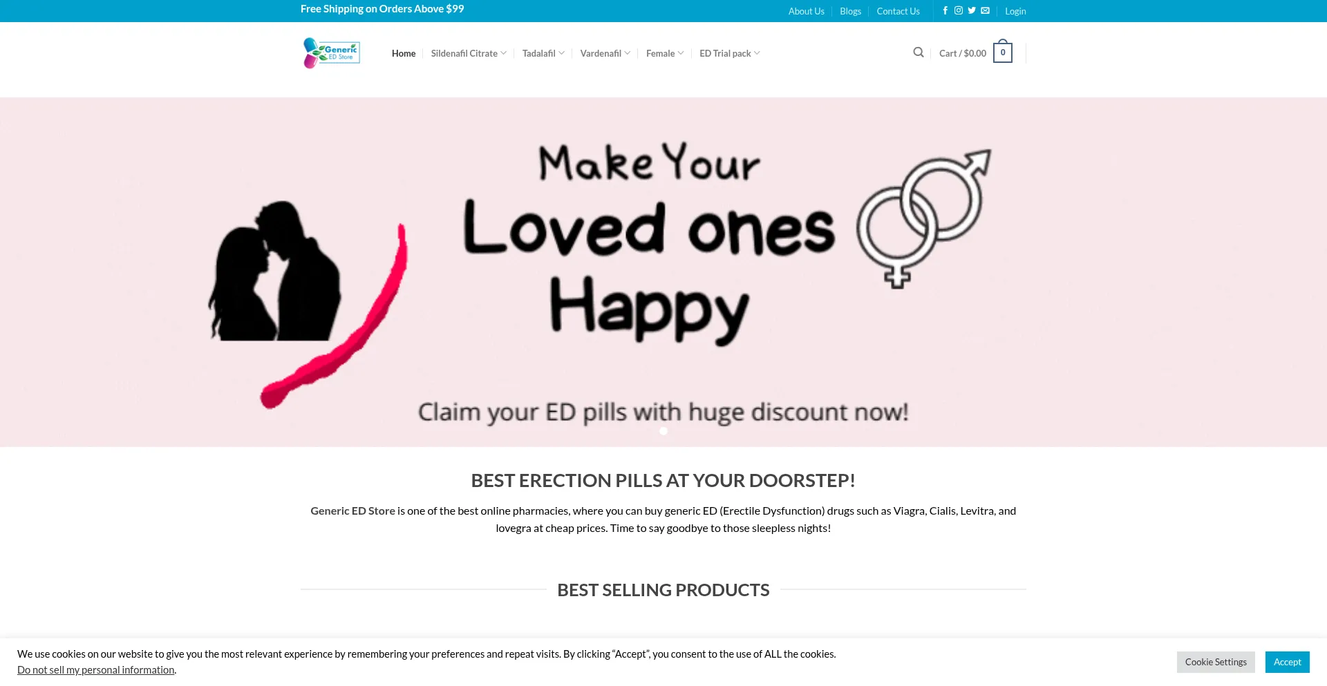 Genericedstore.com