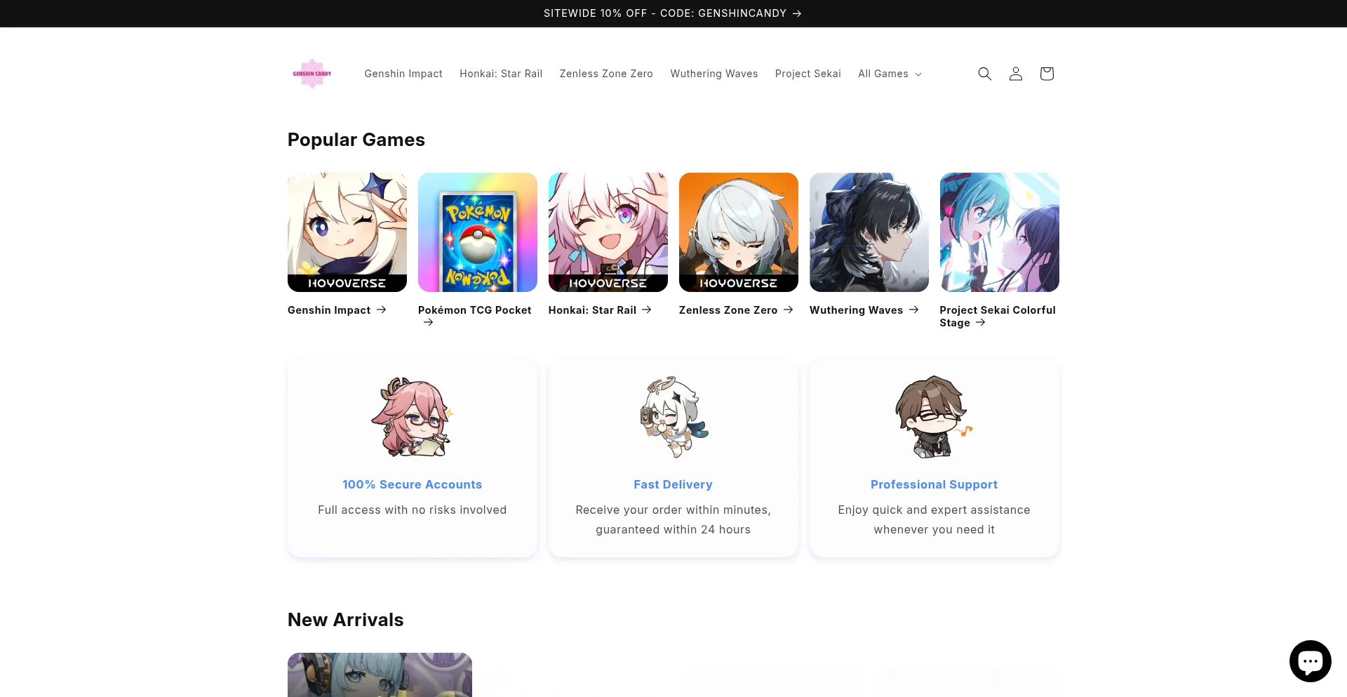 Genshincandy.com