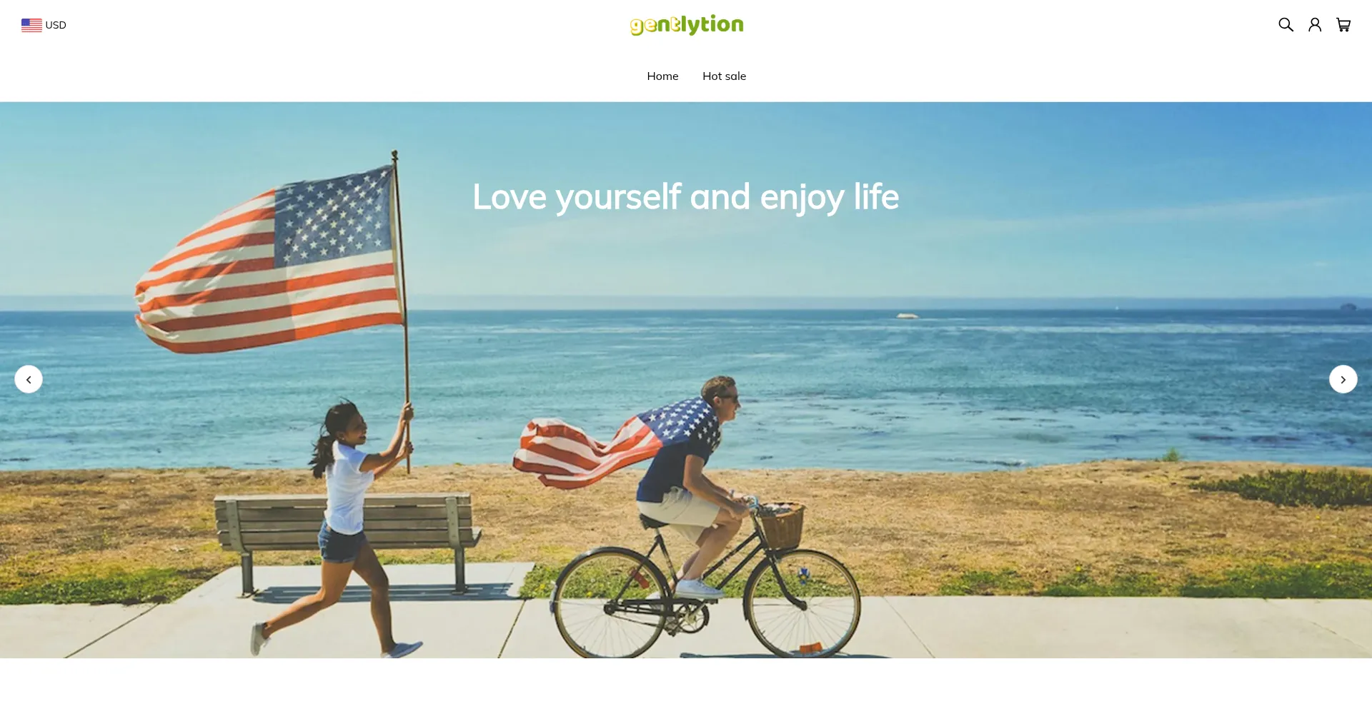 Website screenshot of Gentlytion.com