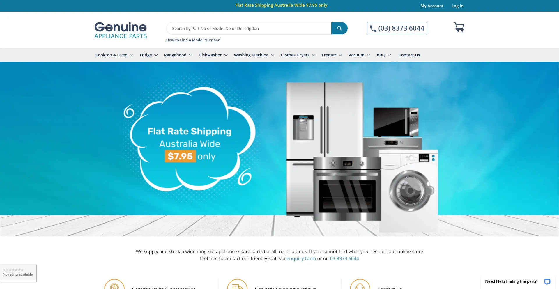 Genuineapplianceparts.com.au