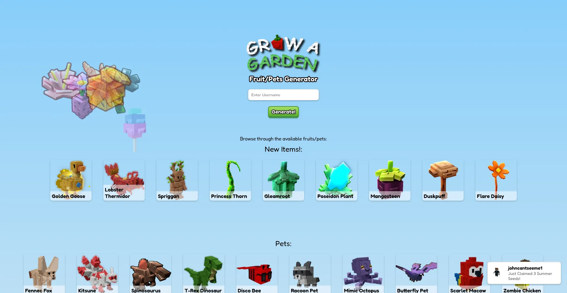 Website screenshot of Genuis.site